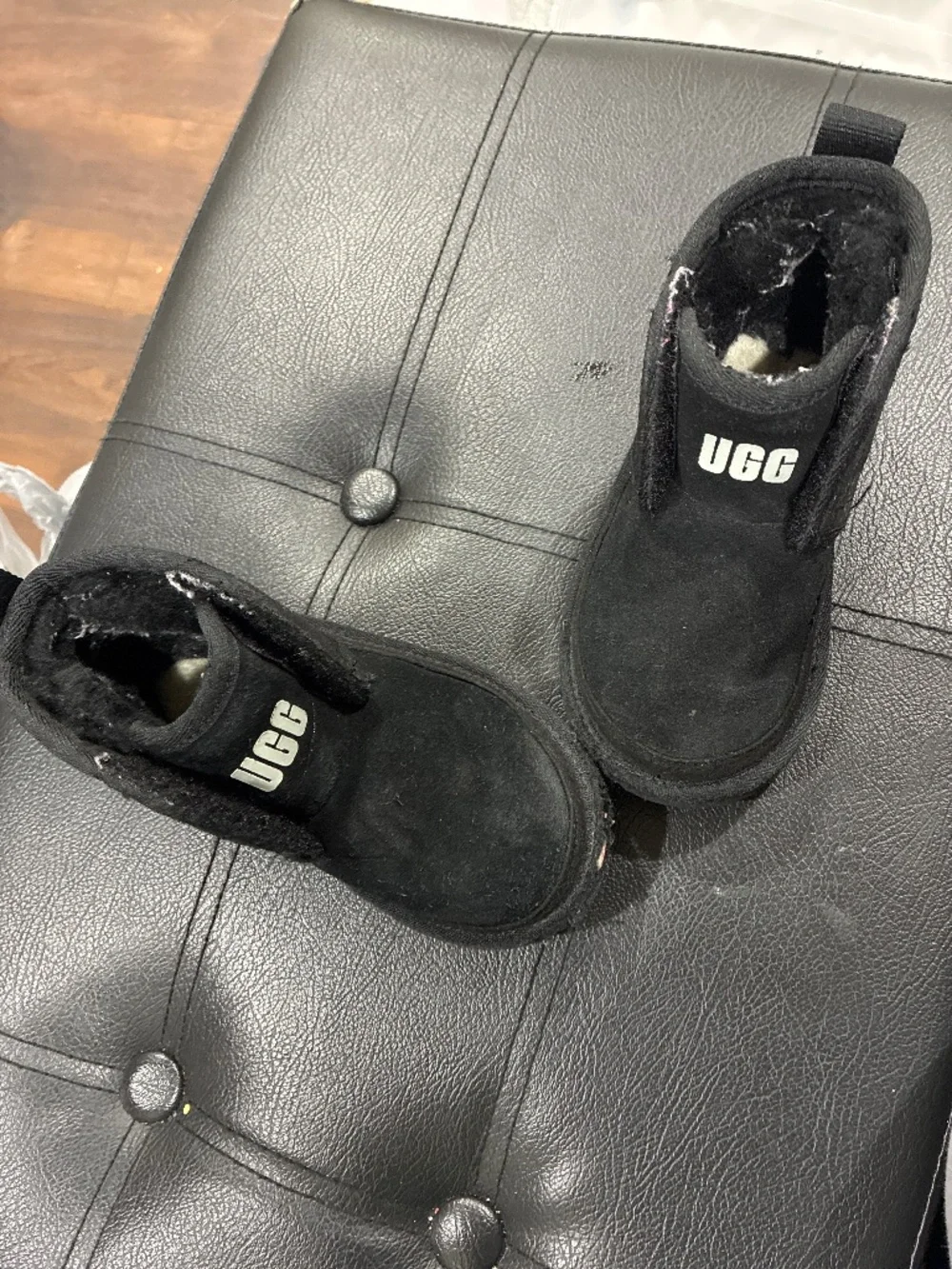 Black boots